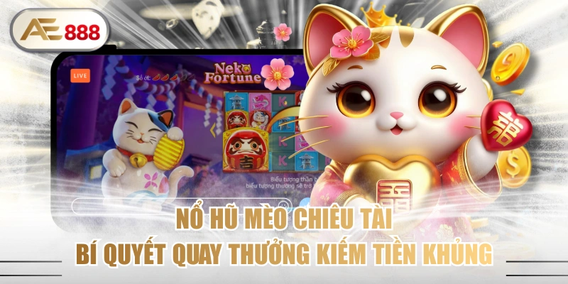 Nổ Hũ Mèo Chiêu Tài - Bí Quyết Quay Thưởng Kiếm Tiền Khủng